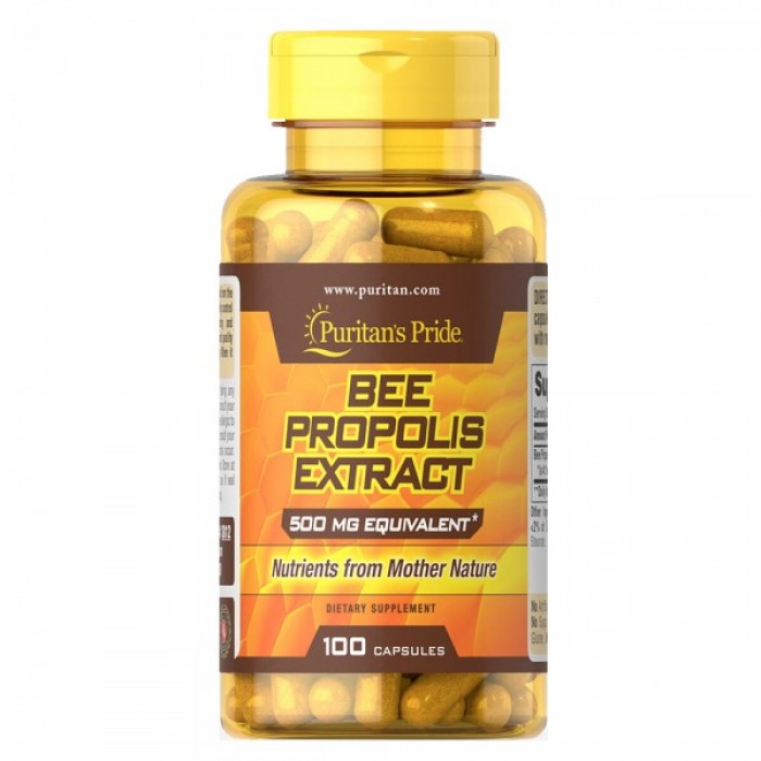 Puritan's Pride - Bee Propolis 500 mg / 100 таблетки​